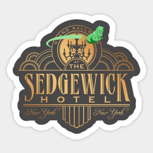 Fancy hotel Sticker